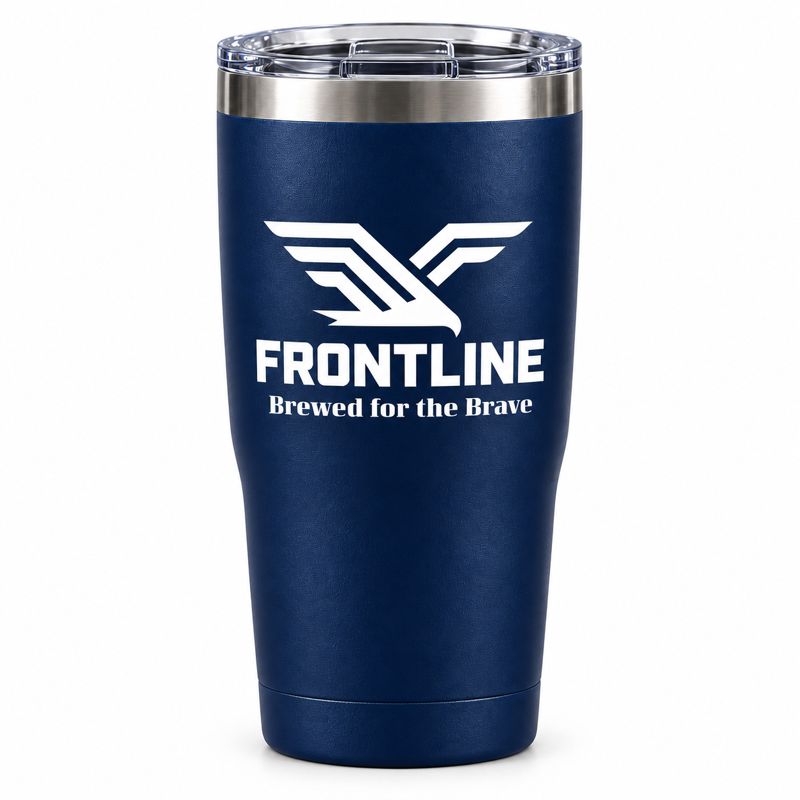 The Frontline 20 oz insulated tumbler